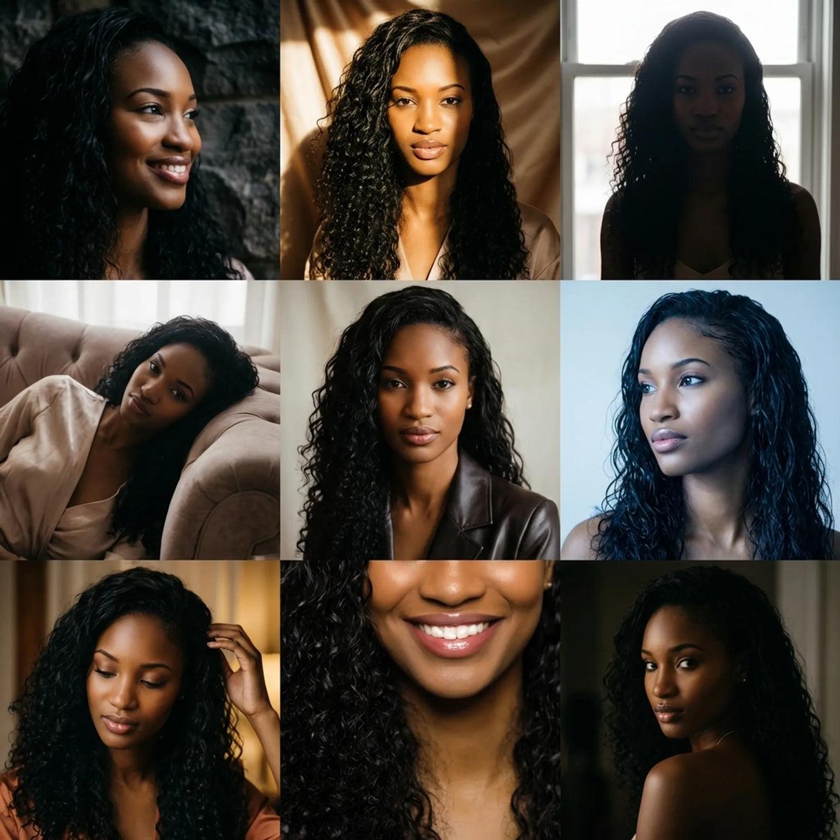 Automation - Sofia - 5x5 Invisible HD Lace Closure Wig - Glueless - Waterwave (WW) - Tiny Knots - Natural (1B)