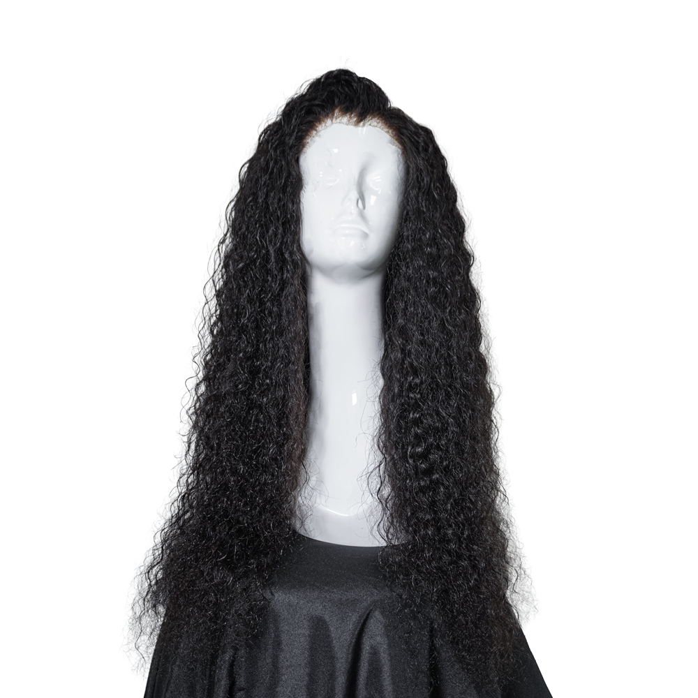 Sofia - 5x5 Invisible HD Lace Closure Wig - Glueless - Waterwave (WW) - Tiny Knots - Natural (1B) from Royal Hair Rehab