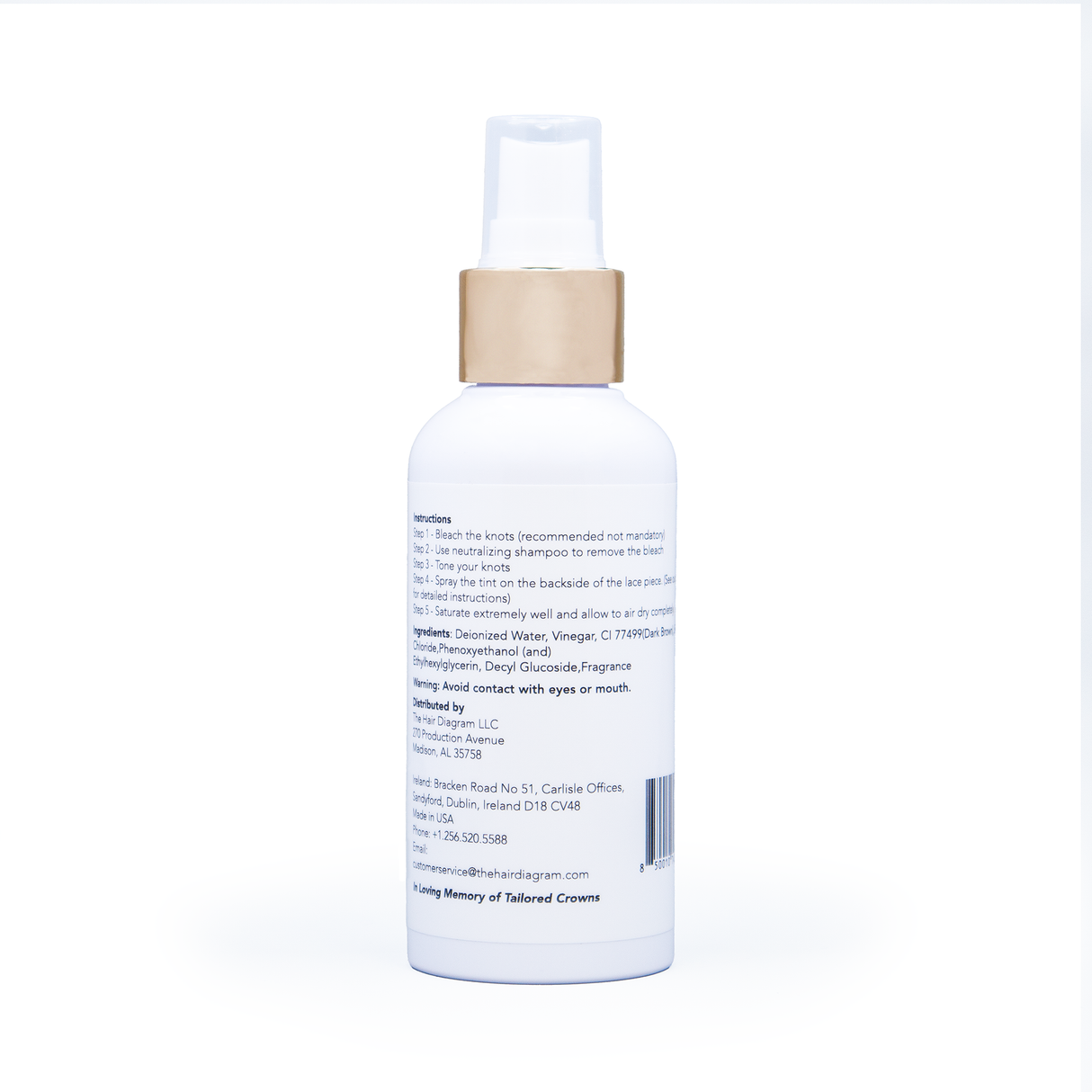 Bold Hold Lace Tint Spray by The Hair Diagram - 4oz