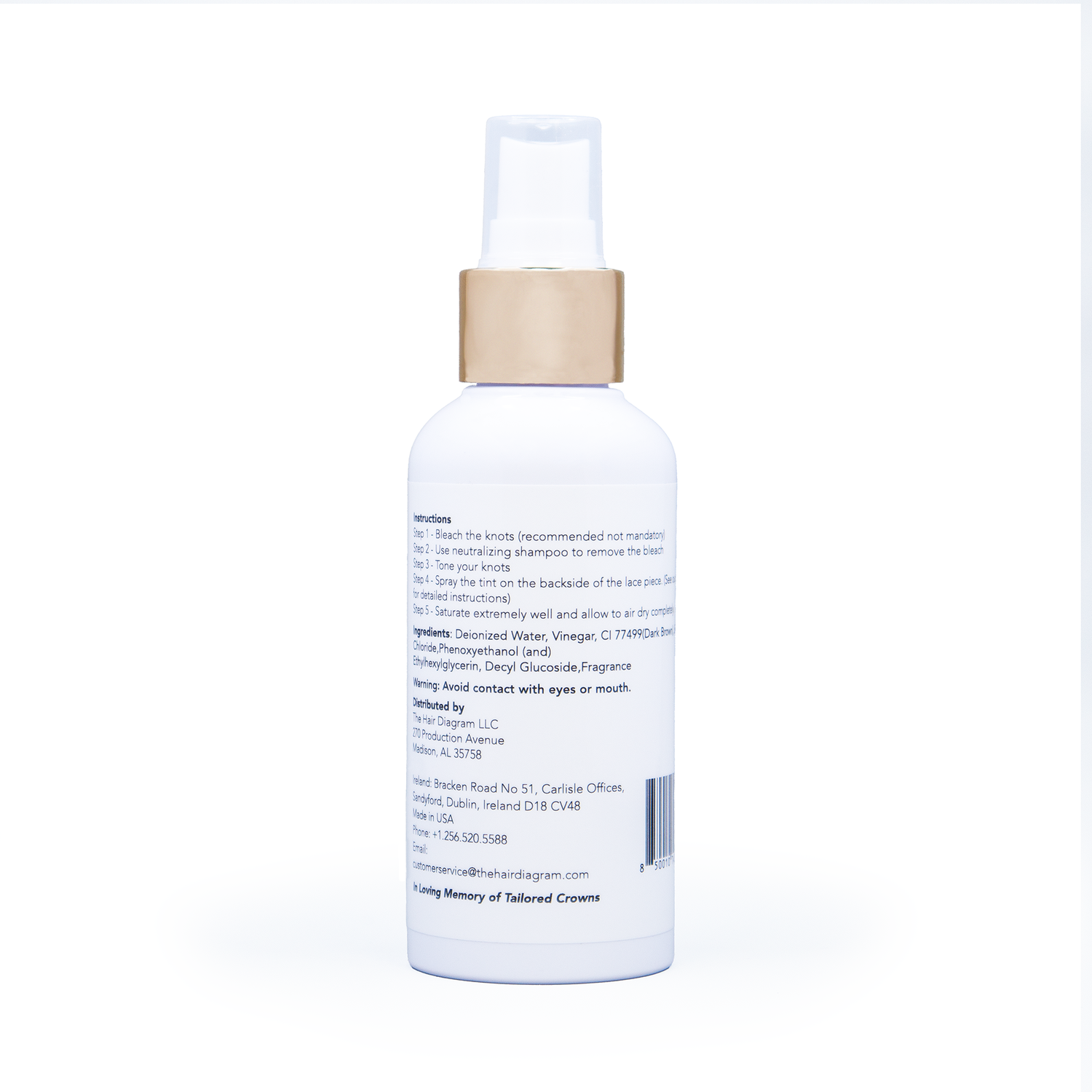 Bold Hold Lace Tint Spray by The Hair Diagram - 4oz