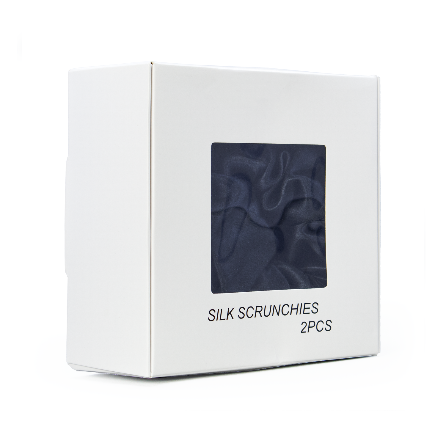 Silk Scrunchies/ Ties for Frizz & Breakage Prevention by The Hair Diagram - 2 per pack