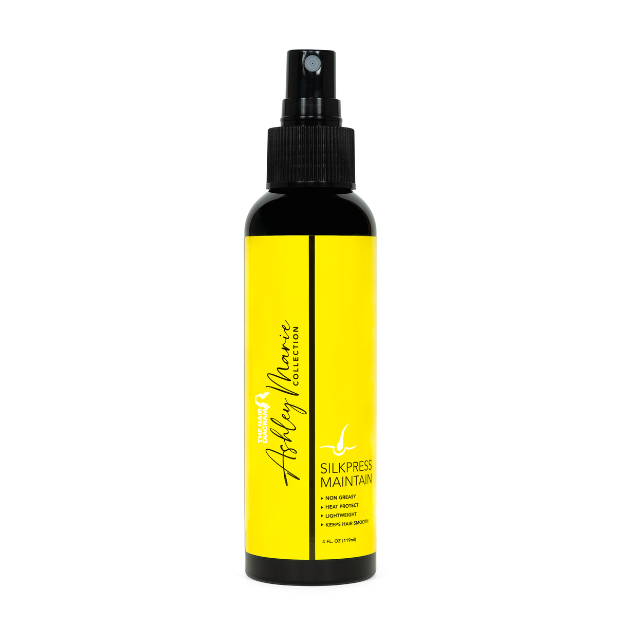 The Ashley Marie Silkpress Maintain Heat Protectant - 4oz by The Hair Diagram