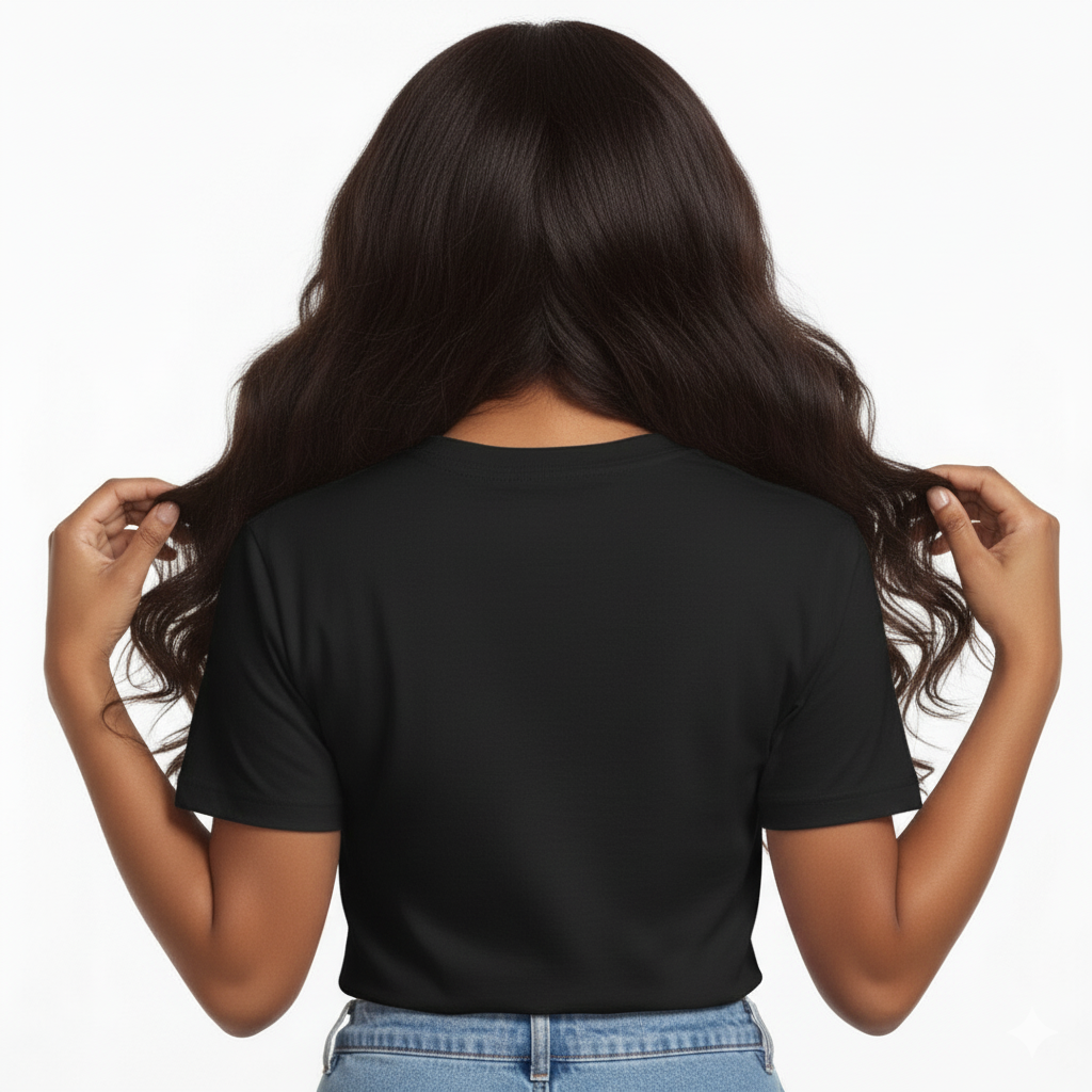 Graphic T Shirt - Not Your Grandma's Wigs- Black by The Hair Diagram