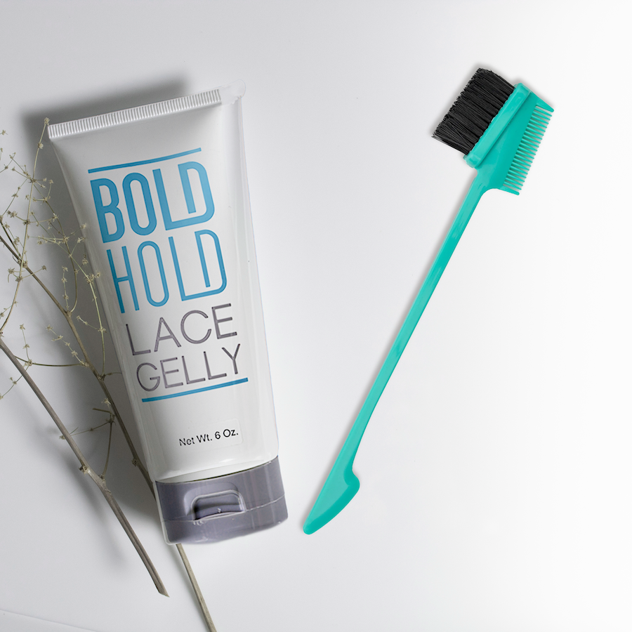 Brush, Comb, & Spatula Applicator for Lace Wig Glue Adhesive - 3 in one Tool by The Hair Diagram