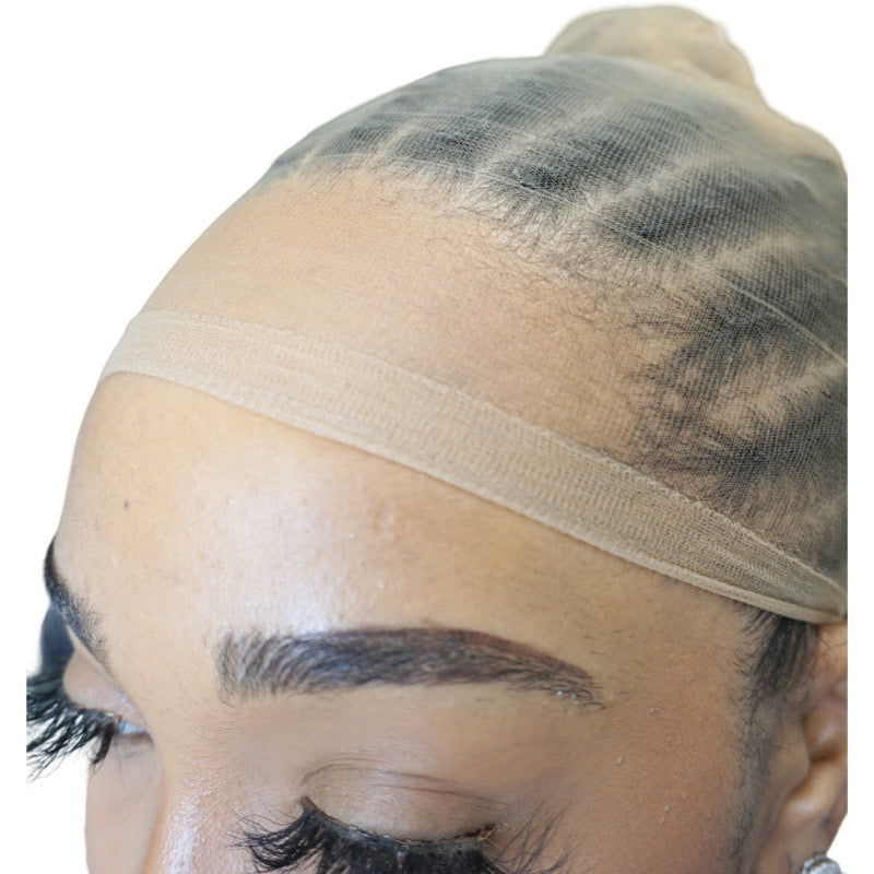 Ultra-Thin HD Wig Cap by The Hair Diagram for Wig Wearers Compatible with Bold Hold Products - Nude Wig Cap for Seamless Wig Application