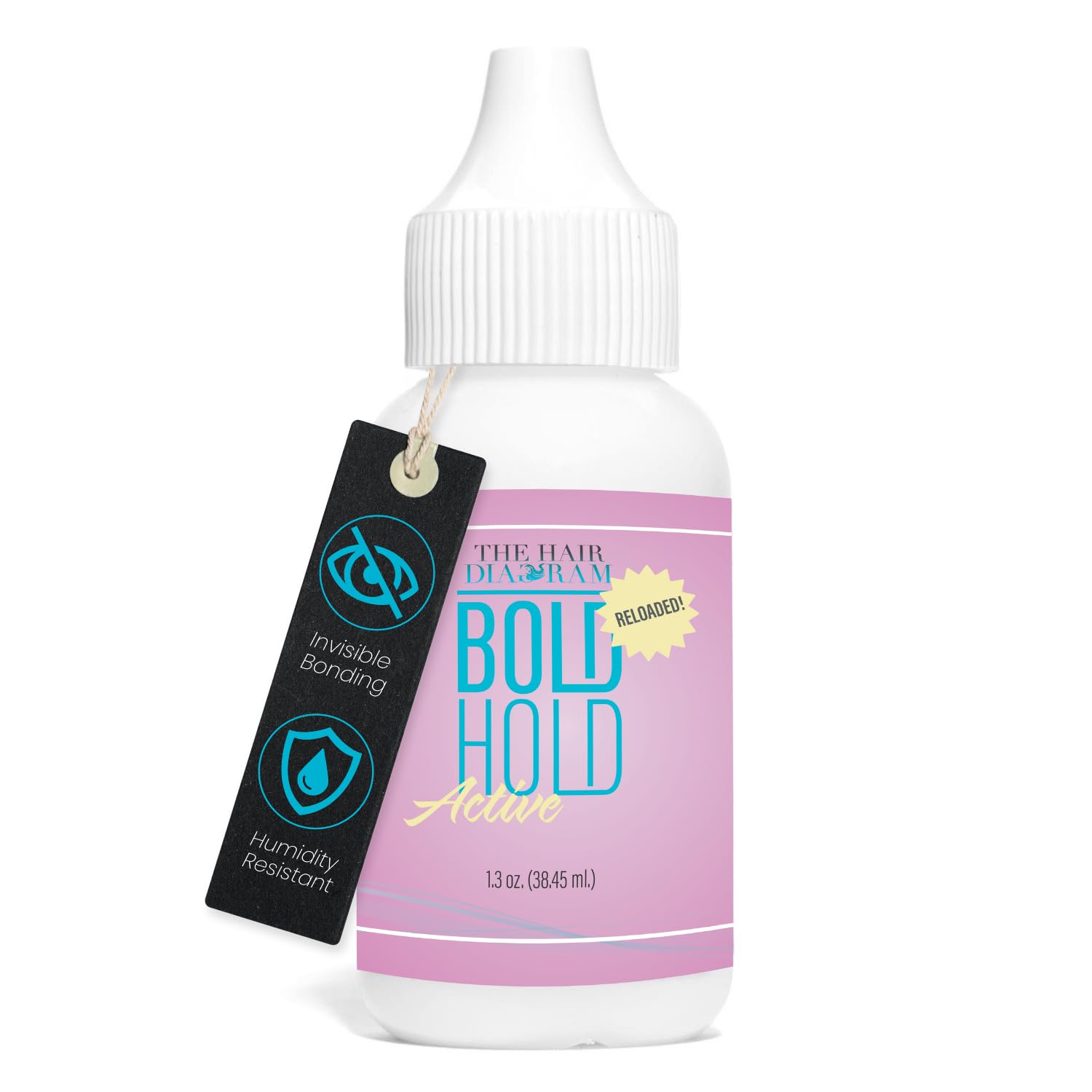 Bold Hold Active Reloaded - Strong Glue for Lace Front Wigs - Non Toxic - No Odor or Latex