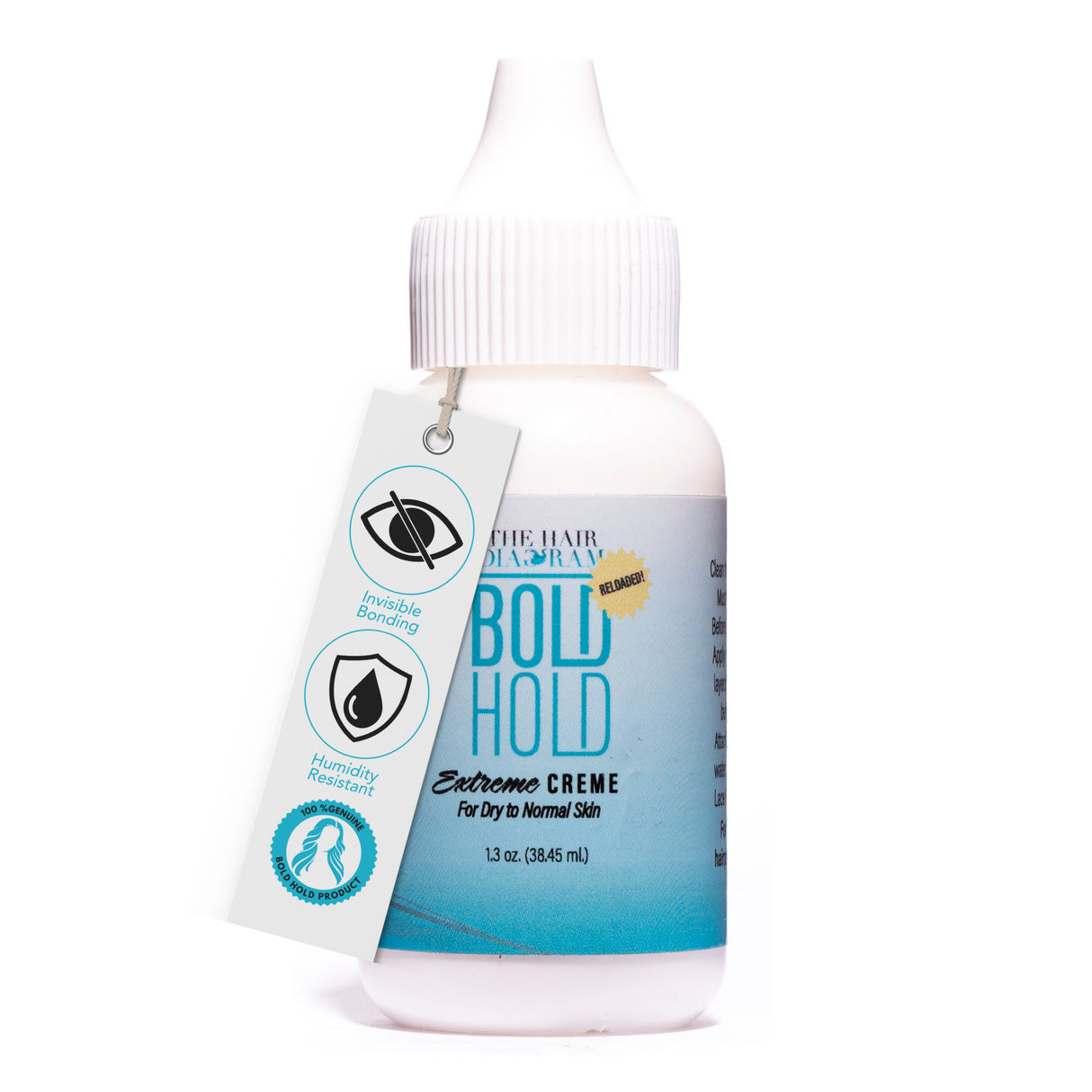 Bold Hold Extreme Creme Reloaded Lace Wig Adhesive – 1.3 oz  Strong Hold for Normal to Dry Skin & Everyday Wear By The Hair Diagram®