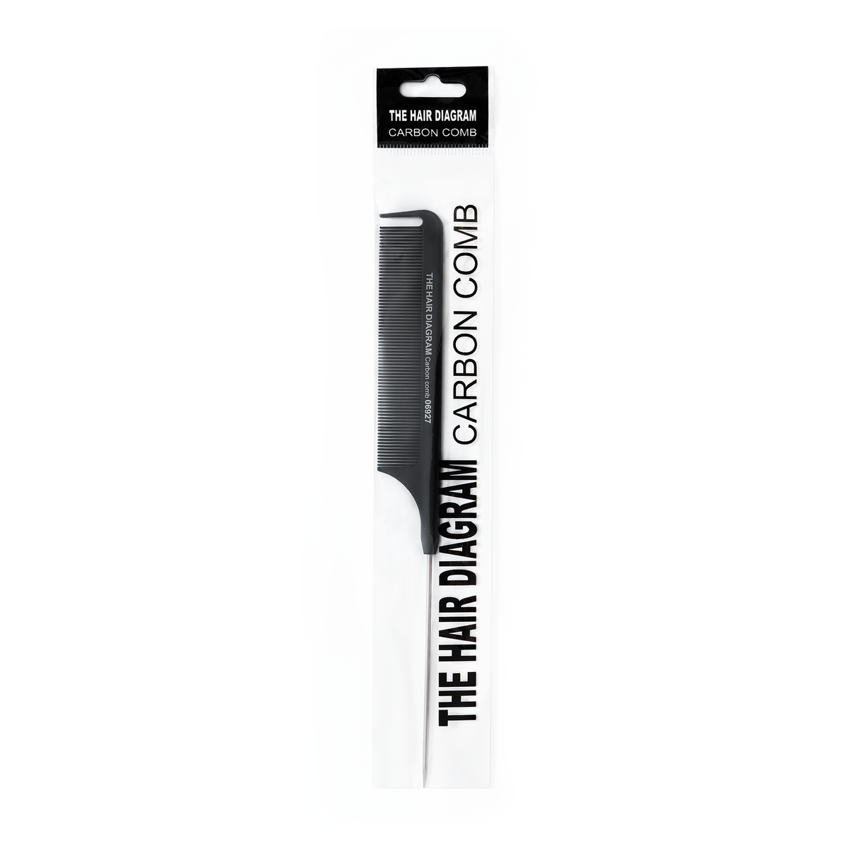 The Hair Diagram Professional Heat-Resistant Carbon Comb – Black