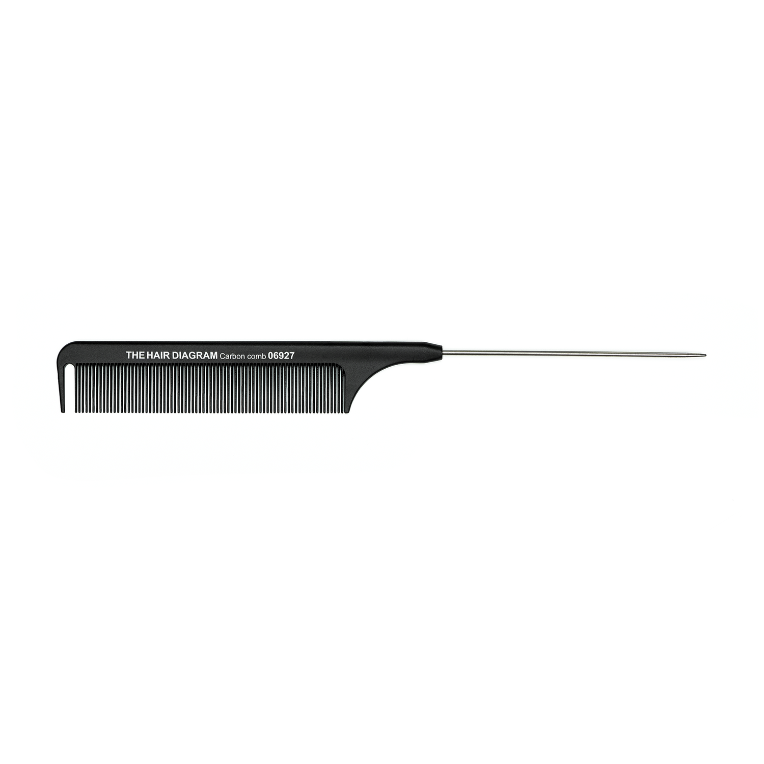 The Hair Diagram Professional Heat-Resistant Carbon Comb – Black
