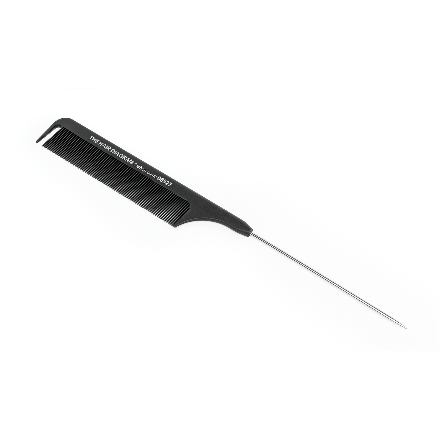 The Hair Diagram Professional Heat-Resistant Carbon Comb – Black