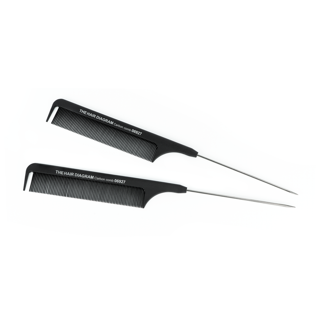 The Hair Diagram Professional Heat-Resistant Carbon Comb – Black