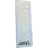 Microfiber Multi Use Towel - Hair Towel, Gym Towel, Cleaning Towel, Light Blue by The Hair Diagram - 16"x24" - 1 pc