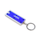 The Hair Diagram Keychain with Light - Vibrant Blue Metal Coated LED Keychain for Stylish and Functional Use