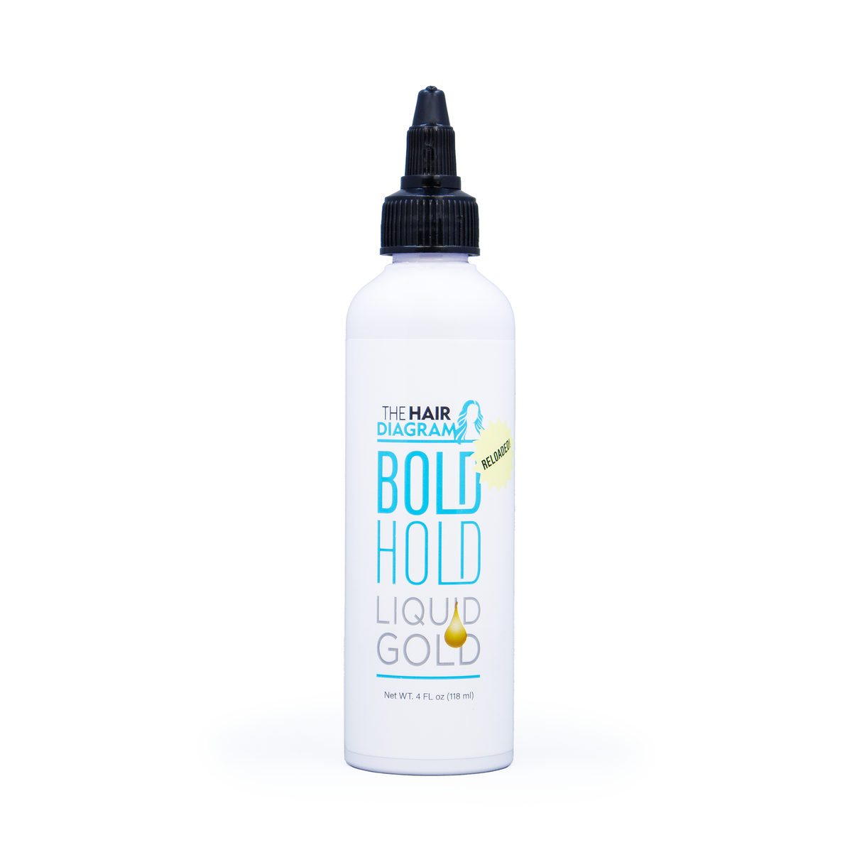 Bold Hold Liquid Gold Reloaded - Temporary Hold Gel For Wigs and Baby Hair - Travel Size by The Hair Diagram