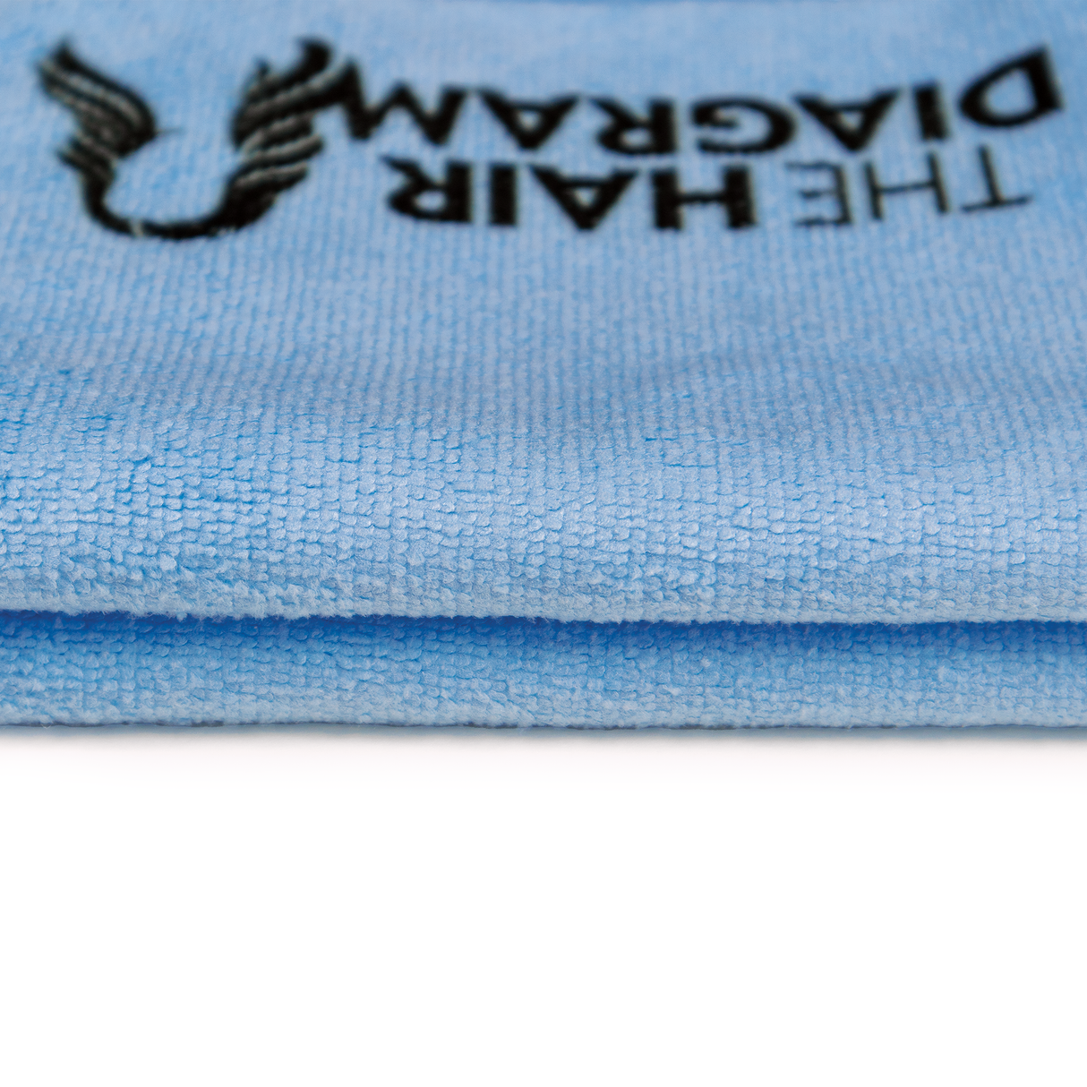 Microfiber Multi Use Towel - Hair Towel, Gym Towel, Cleaning Towel, Light Blue by The Hair Diagram - 16"x24" - 1 pc