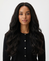 Natalie - 5x5 Invisible HD Lace Closure Wig - Glueless - Bodywave(BW) - Human Hair  - Tiny Knots - Natural (1B)