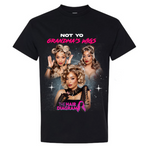 Graphic T Shirt - Not Your Grandma's Wigs- Black by The Hair Diagram