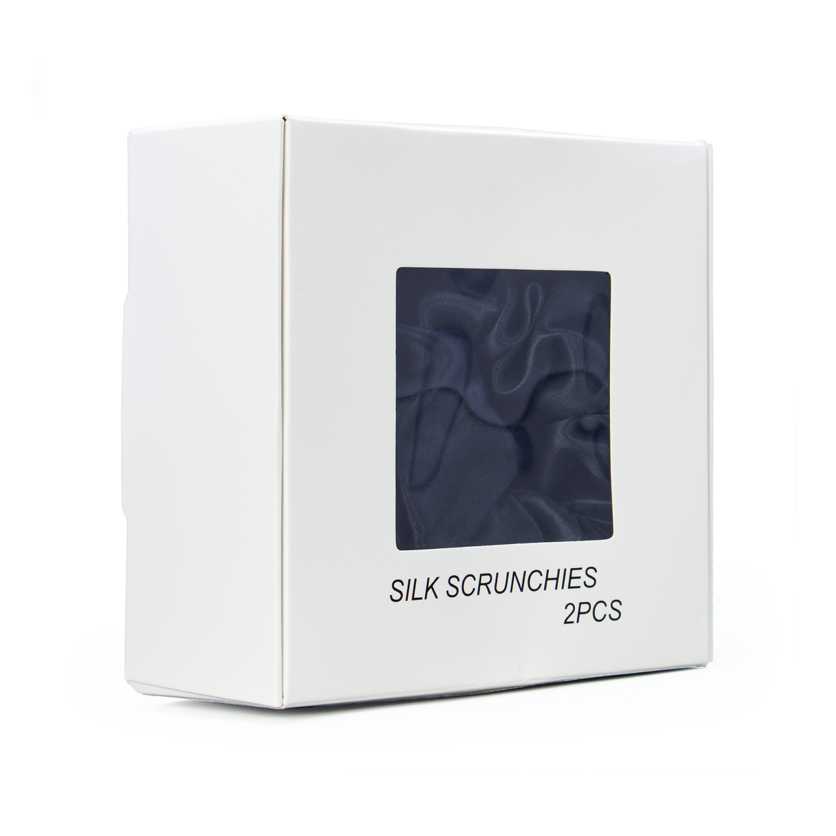 Silk Scrunchies/ Ties for Frizz & Breakage Prevention by The Hair Diagram - 2 per pack