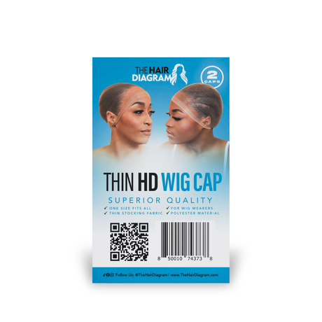 Ultra-Thin HD Wig Cap by The Hair Diagram for Wig Wearers Compatible with Bold Hold Products