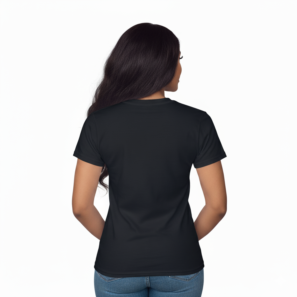 Graphic Tee - The Hair Diagram - Black - 100% Premium Cotton - Relaxed Fit