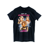 Graphic T Shirt - Not Your Grandma's Wigs- Black by The Hair Diagram