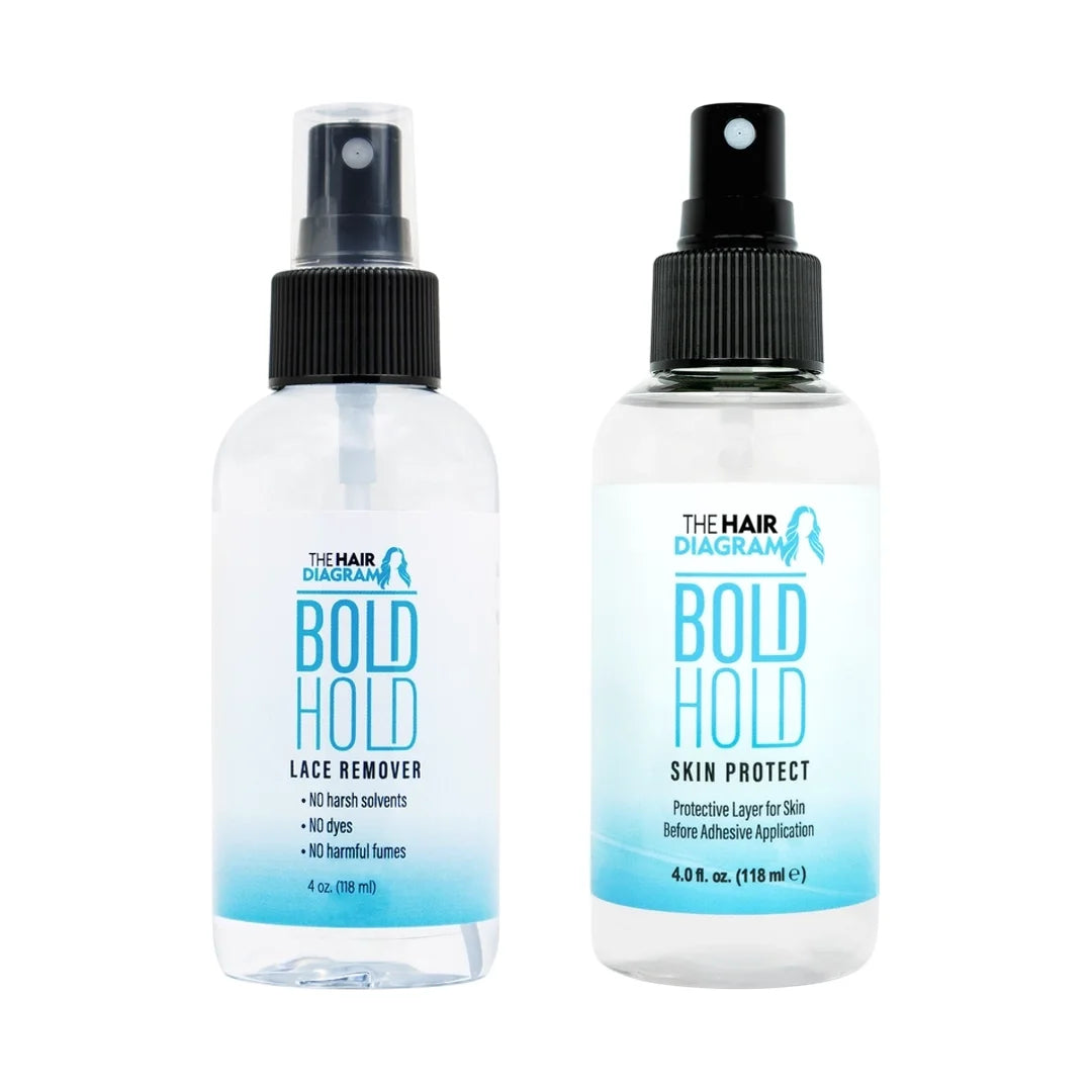 Bold Hold Skin Protect & Lace Remover Bundle | Prep, Protect & Remove by The Hair Diagram