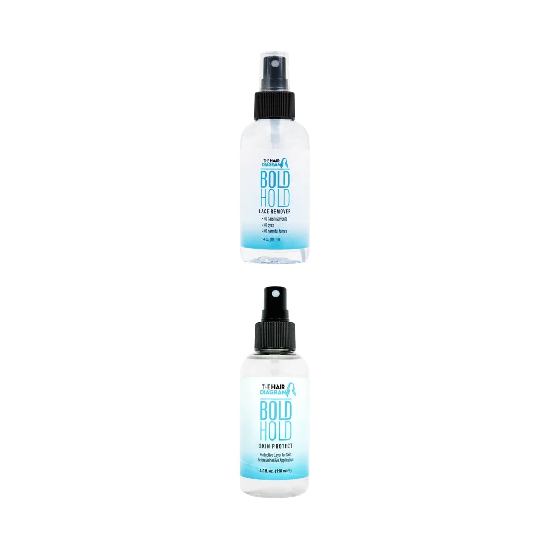 Bold Hold Skin Protect & Lace Remover Bundle | Prep, Protect & Remove by The Hair Diagram