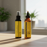 The Ashley Marie Collection SilkOut Serum + SilkPress Heat Maintain Bundle by The Hair Diagram | Smooth, Shine & Heat Protection