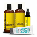 The Ashley Marie Collection Wig & Natural Hair Care Kit | Bold Hold Lace Gelly, Moisturizing Shampoo, Hydrating Conditioner & Leave-In Protector by The Hair Diagram