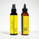 The Ashley Marie Collection SilkOut Serum + SilkPress Heat Maintain Bundle by The Hair Diagram | Smooth, Shine & Heat Protection