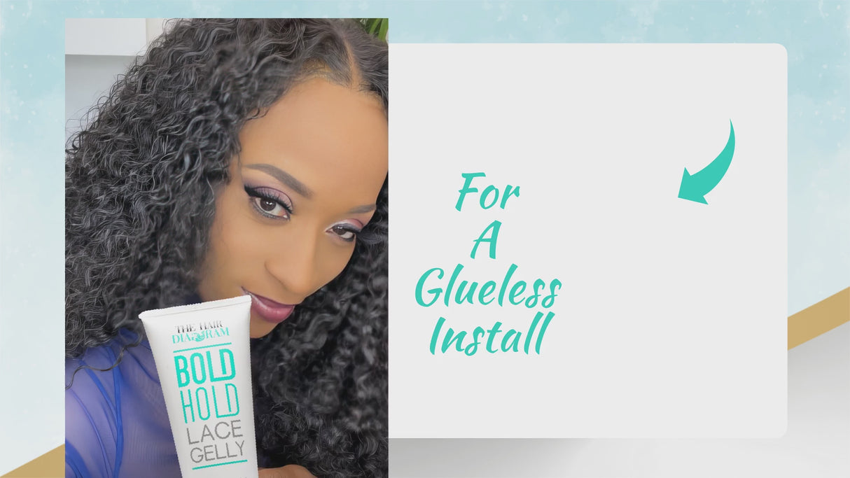 Bold Hold Lace Gelly - Temporary Hold Gel for Wigs and Baby Hair by The Hair Diagram