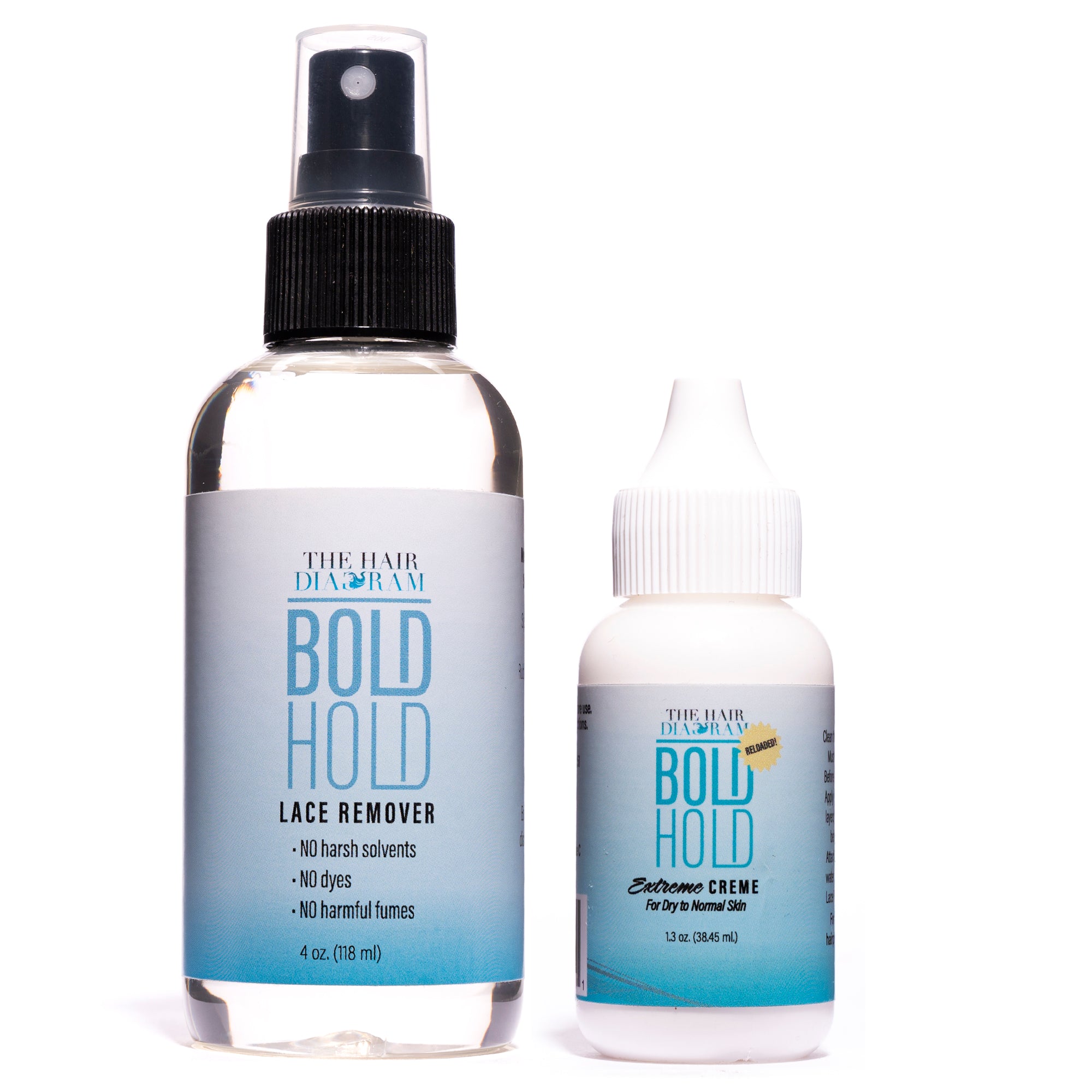 The Hair Diagram Bold Hold Extreme Creme & Remover Combo Pack