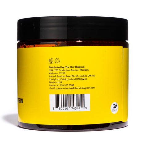 Curly Coil Styling Gel with Wheat Protein and Argan Oil - Ashley Marie Collection - 12 oz. by The Hair Diagram